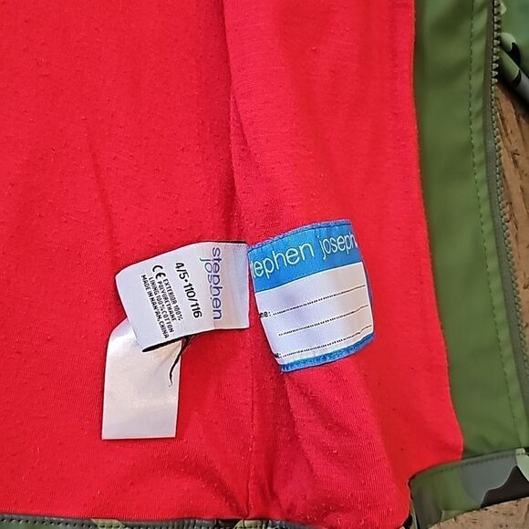 Rain jacket pilot camo size 4/5 Stephen Joseph - Picture 8 of 10